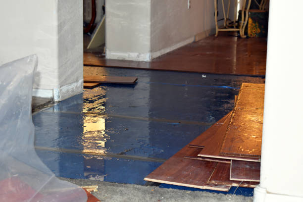 Professional Water Damage Restoration technician working in Fowler, IN